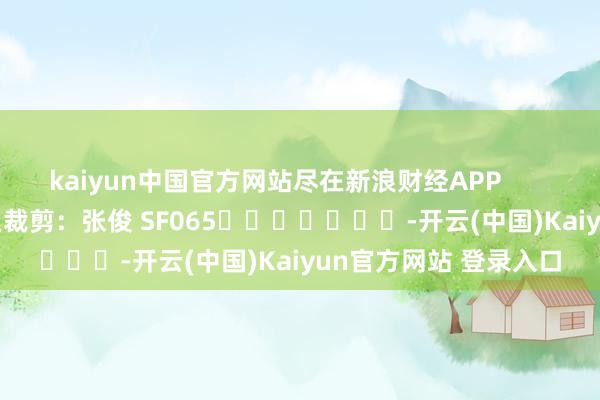 kaiyun中国官方网站尽在新浪财经APP 牵累裁剪:张俊 SF065 -开云(中国)Kaiyun官方网站 登录入口